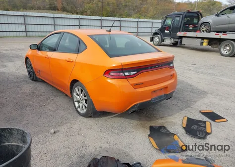 2013 Dodge Dart Sxt из США, поврежденный, VIN 1C3CDFBA1DD329190